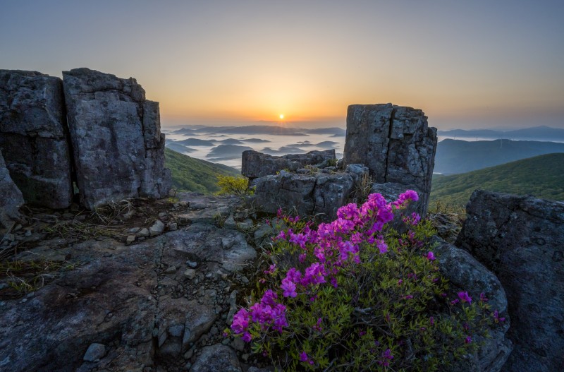 무등산 새벽산책