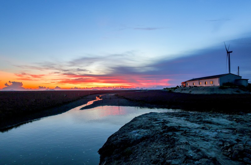 영광군 하사리 일몰