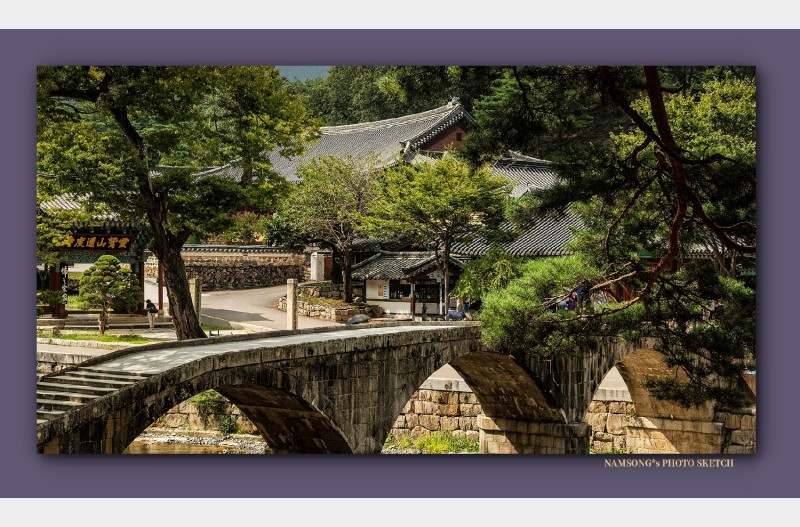 통도사에서 ----