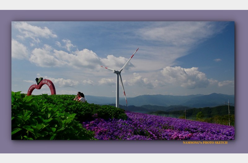 감악산정상에서 ----