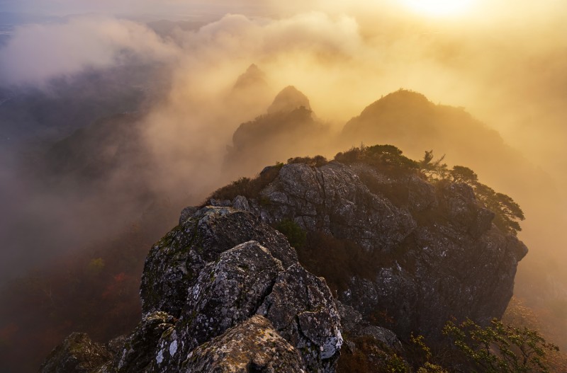 남풍이 불던 날 가야산