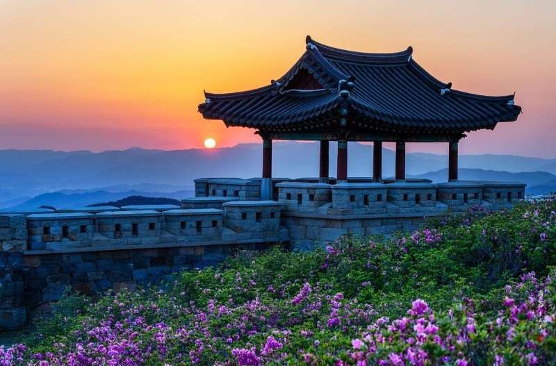 산정의 하루