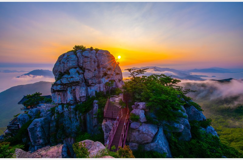 산정의 노을2