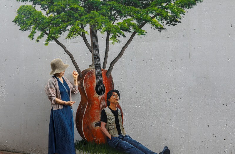 김광석거리에서