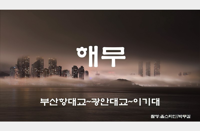 부산항해무#광안대교해무#부산이기대 해무#