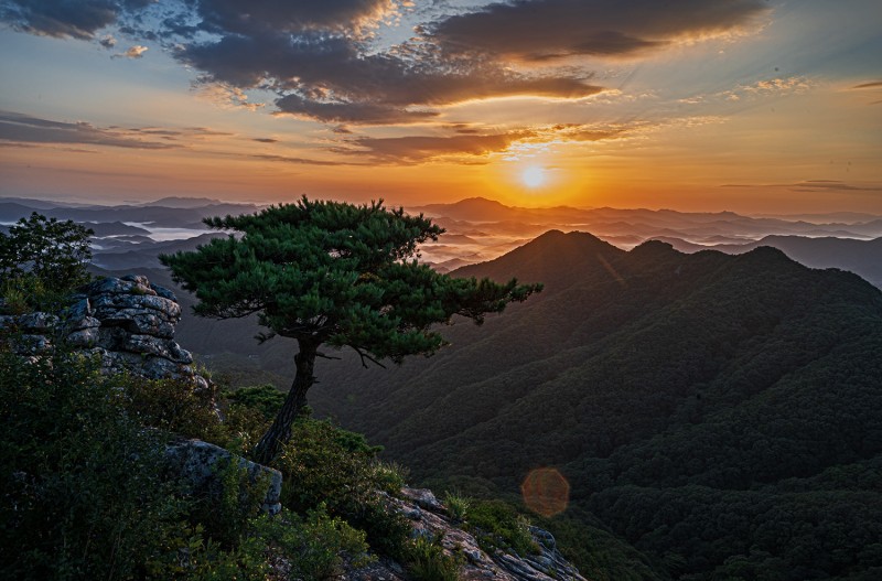 대둔산의 아침