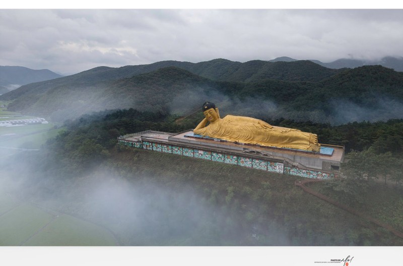 영산정사 와불